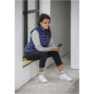 Logo trade promotional gifts picture of: Pallas women's GRS recycled insulated bodywarmer