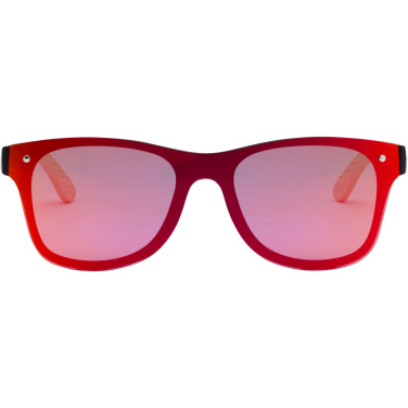 Logotrade promotional item picture of: Tan sunglasses with bamboo temples