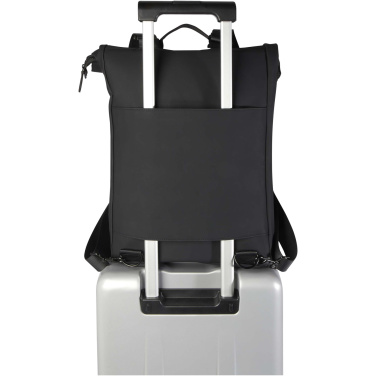 Logo trade promotional items image of: Turner 15.6" GRS recycled roll-top laptop backpack 12L