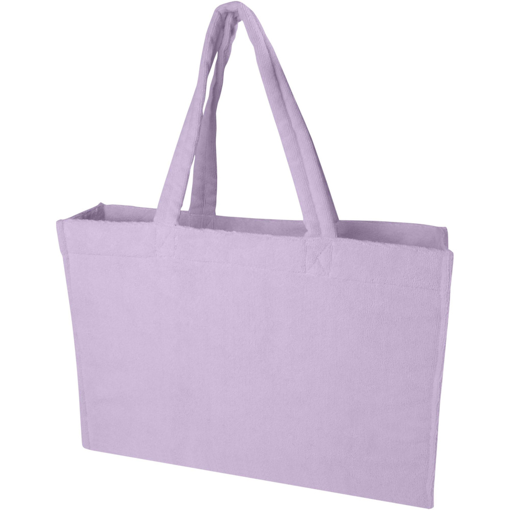 Logotrade promotional item picture of: Siam GRS recycled terry beach tote bag 13L