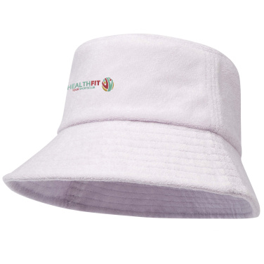 Logo trade corporate gifts image of: Melo GRS recycled terry sun hat