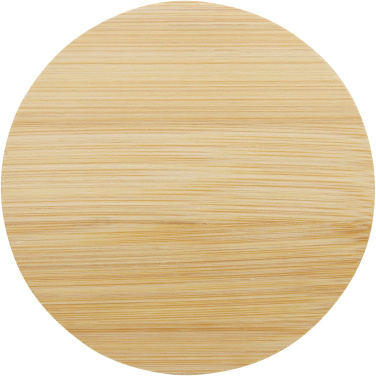 Logo trade corporate gifts image of: Lenora 250 ml glass cup with bamboo lid