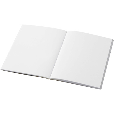 Logo trade promotional item photo of: Novella Austen A6 recycled soft cover kraft notebook - 50 sheets