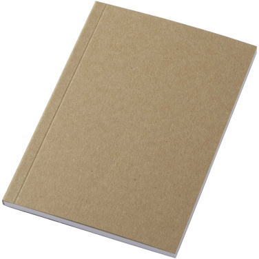 Logo trade promotional giveaway photo of: Novella Austen A6 recycled soft cover kraft notebook - 50 sheets