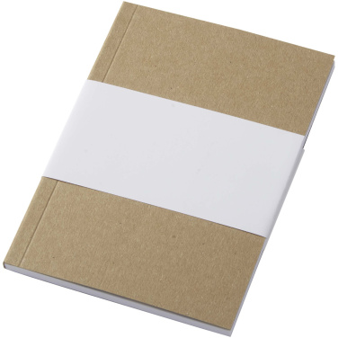 Logotrade corporate gift picture of: Novella Austen A6 recycled soft cover kraft notebook - 50 sheets