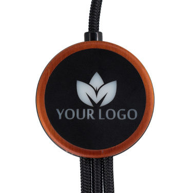 Logo trade promotional gifts picture of: Cable 3in1 with illuminated logo - LH-ZM04