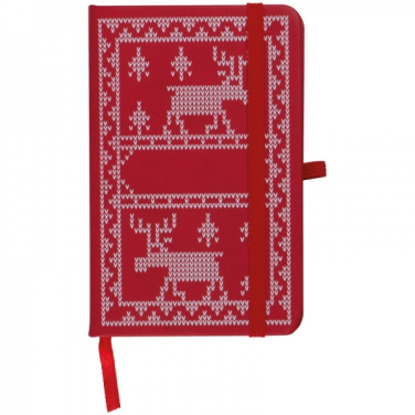 Logo trade promotional giveaways image of: A6 Notebook with Christmas design