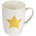 Mug with star print 300 ml, white