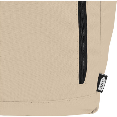 Logo trade advertising products picture of: Byron 15.6" GRS RPET roll-top backpack 18L