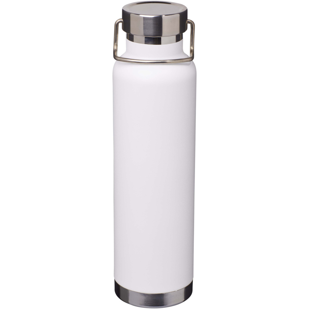 Logo trade promotional merchandise picture of: Thor 650 ml RCS recycled stainless steel copper vacuum insulated water bottle