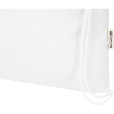 Logotrade promotional item image of: Oregon Blend 140 g/m² GRS recycled drawstring bag 5L
