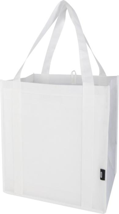 Logo trade promotional merchandise picture of: Liberty GRS recycled non-woven bottom board tote bag 29L