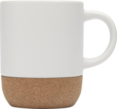 Logo trade promotional item photo of: Billie 300 ml ceramic sublimation mug with cork details
