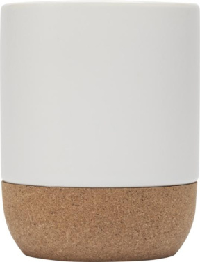 Logo trade corporate gifts image of: Billie 300 ml ceramic mug with cork details and matt finish