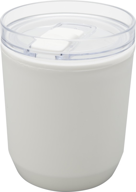 Logo trade promotional merchandise photo of: Hudson 180 ml recycled plastic double-wall tumbler