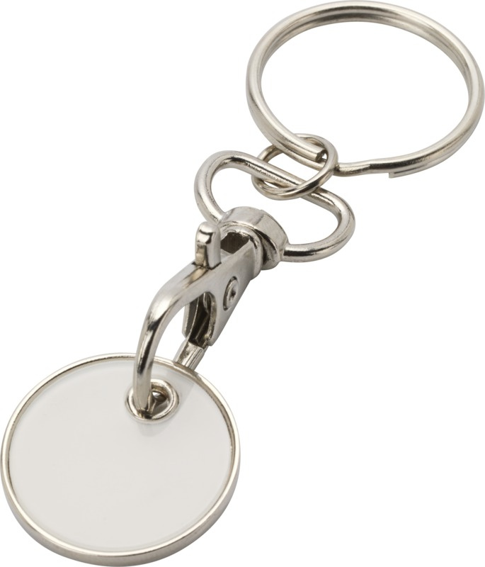 Logotrade advertising product picture of: Rory keyring with trolley coin