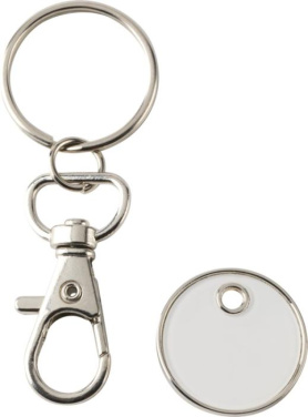 Logo trade advertising products image of: Rory keyring with trolley coin