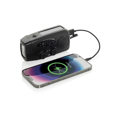 Logotrade promotional gift image of: RescueWave RCS recycled plastic emergency radio