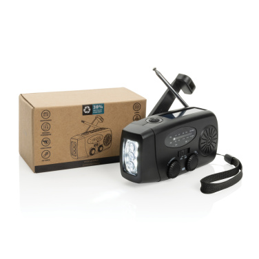 Logotrade promotional merchandise photo of: RescueWave RCS recycled plastic emergency radio