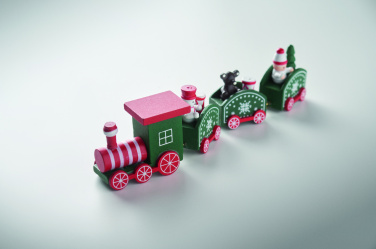 Logo trade promotional merchandise photo of: Wooden Christmas train