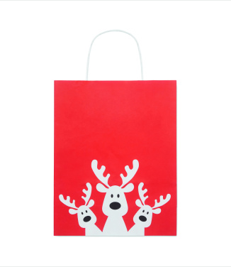 Logo trade promotional giveaways picture of: Gift paper bag small