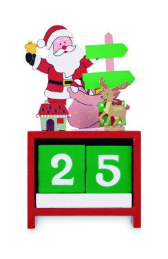 Logo trade promotional giveaways image of: Christmas countdown calendar