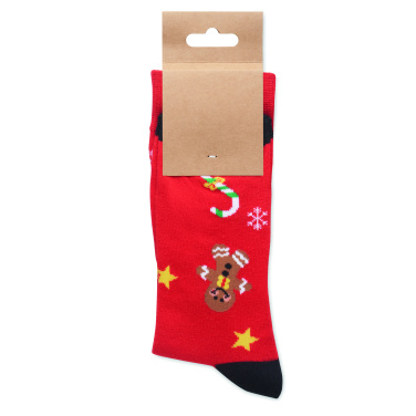 Logo trade promotional item photo of: Pair of Christmas socks L