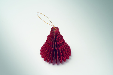 Logo trade promotional gift photo of: Christmas paper tree hanger