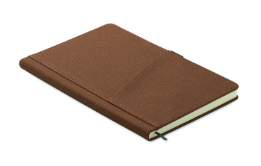 Logo trade advertising products image of: A5 notebook PU front pocket