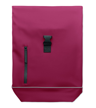 Logo trade promotional items image of: Laptop 15" roll top PU backpack