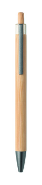 Logotrade promotional gift image of: Push button bamboo pen