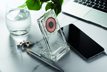 Logo trade promotional product photo of: Acrylic wireless charger 15W