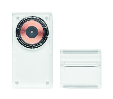 Logo trade promotional gift photo of: Acrylic wireless charger 15W