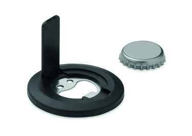Logo trade promotional items picture of: Phone holder and bottle opener