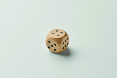 Logotrade business gift image of: Schima wooden dice 3cm dia