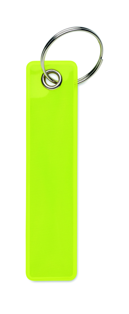 Logotrade promotional gift picture of: Reflective key ring in PVC