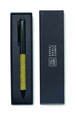 Logo trade promotional merchandise photo of: Twist metal ballpen in box