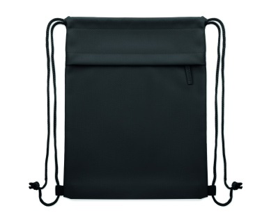 Logo trade promotional products picture of: Drawstring bag in 600D RPET