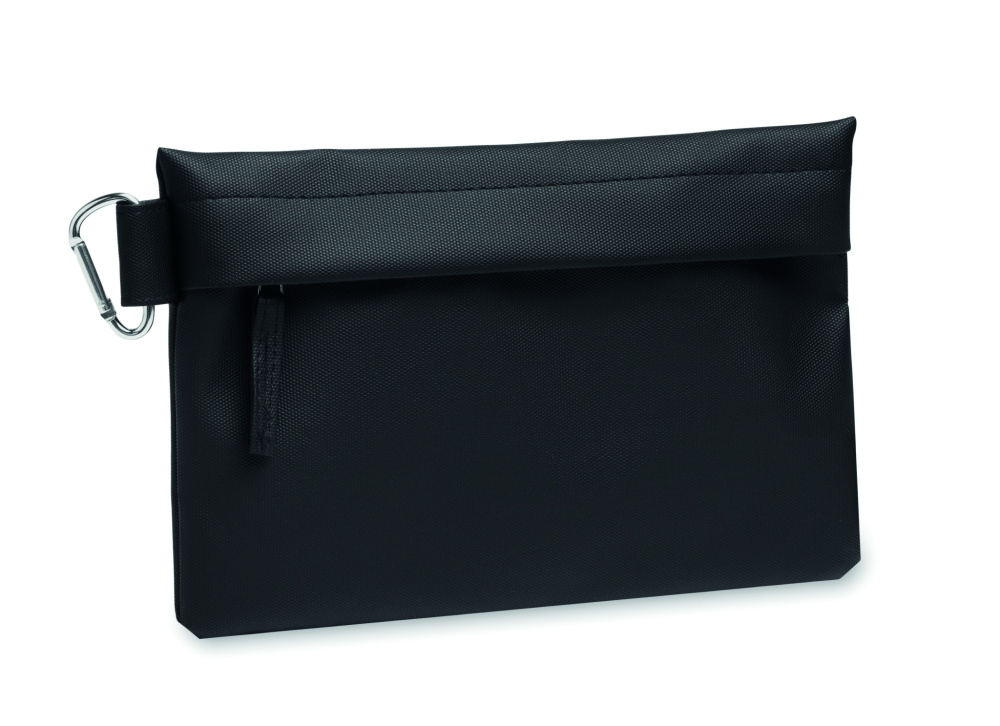 Logo trade promotional items image of: Organizer pouch in 600D RPET