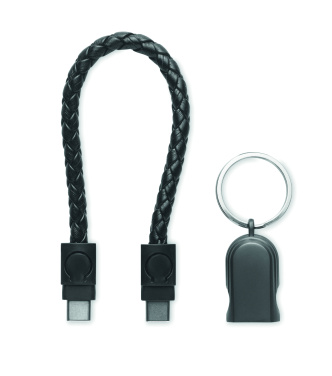 Logotrade promotional giveaway image of: Key ring loop cable type-C