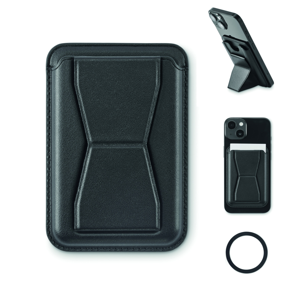 Logo trade promotional products picture of: Magnetic PU cardholder