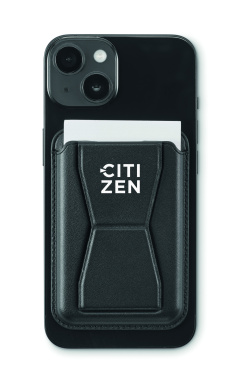 Logo trade promotional gifts image of: Magnetic PU cardholder