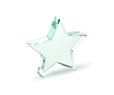 Logo trade promotional merchandise picture of: Glass star award