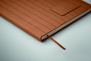 Logotrade promotional gift picture of: A5 notebook in smokey PU