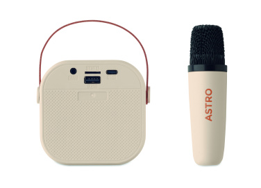 Logo trade promotional products image of: Karaoke set speaker