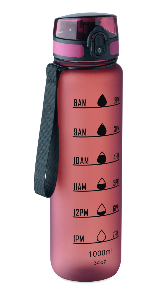 Logotrade advertising product picture of: Sports water bottle RPET 1L