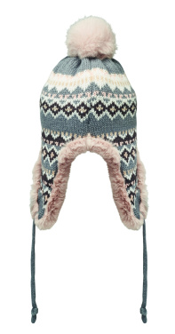 Logo trade promotional items picture of: Knitted beanie with ear flap