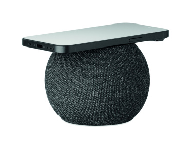 Logo trade promotional merchandise picture of: 15W wireless charger speaker