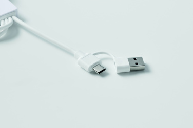 Logotrade promotional merchandise image of: 2 in 1 charging cable type-C