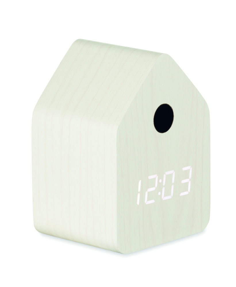 Logotrade promotional merchandise picture of: MDF cuckoo alarm clock